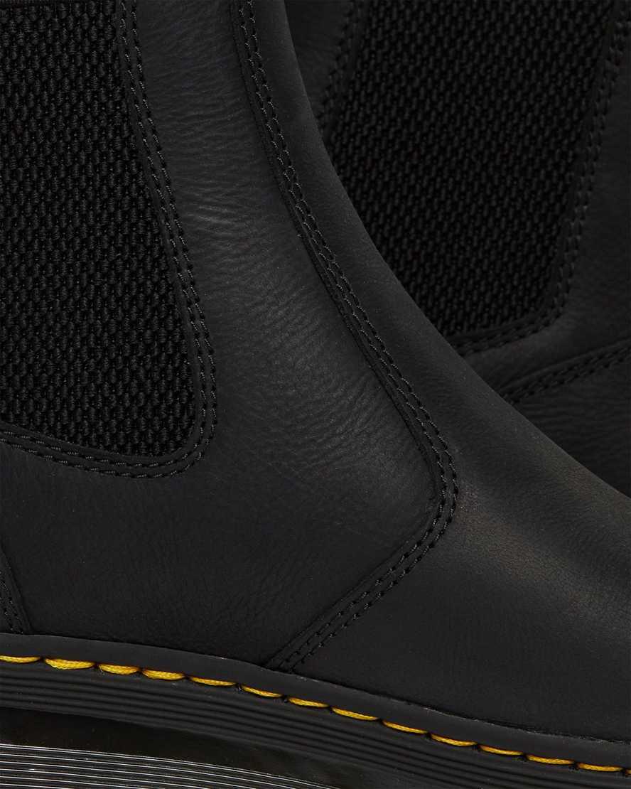Dr Martens Embury Leather Chelsea Naisten Nilkkurit Mustat  Suomi |  6247WJMTO