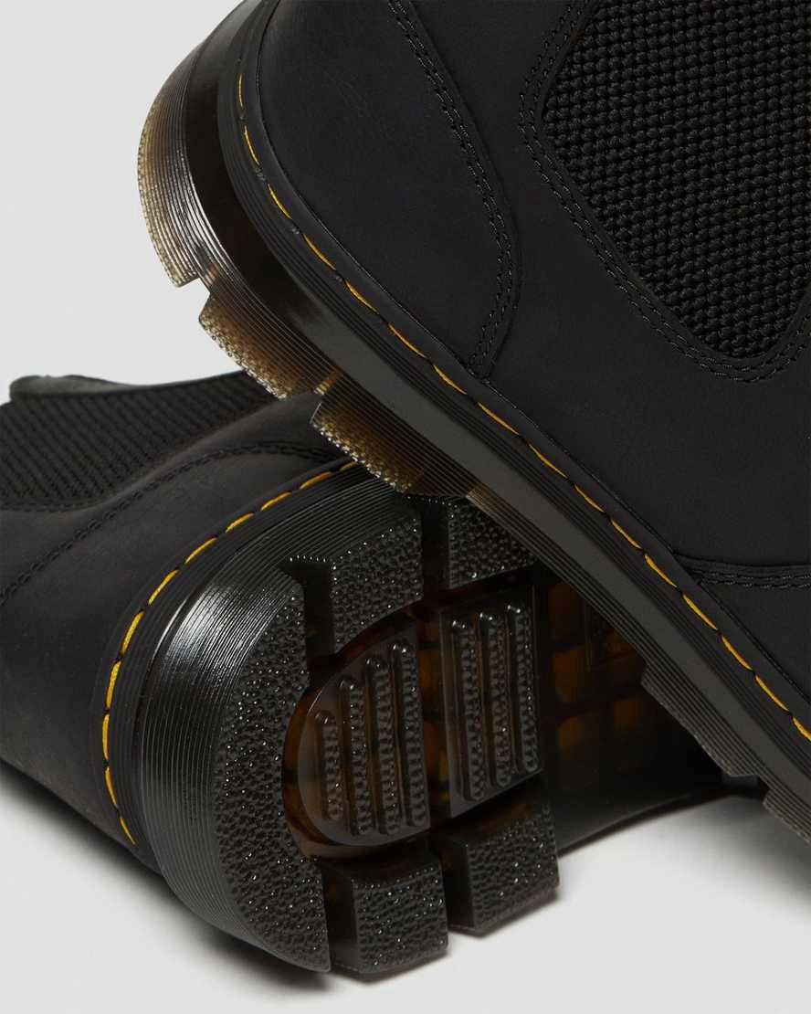 Dr Martens Embury Leather Chelsea Naisten Nilkkurit Mustat  Suomi |  6247WJMTO