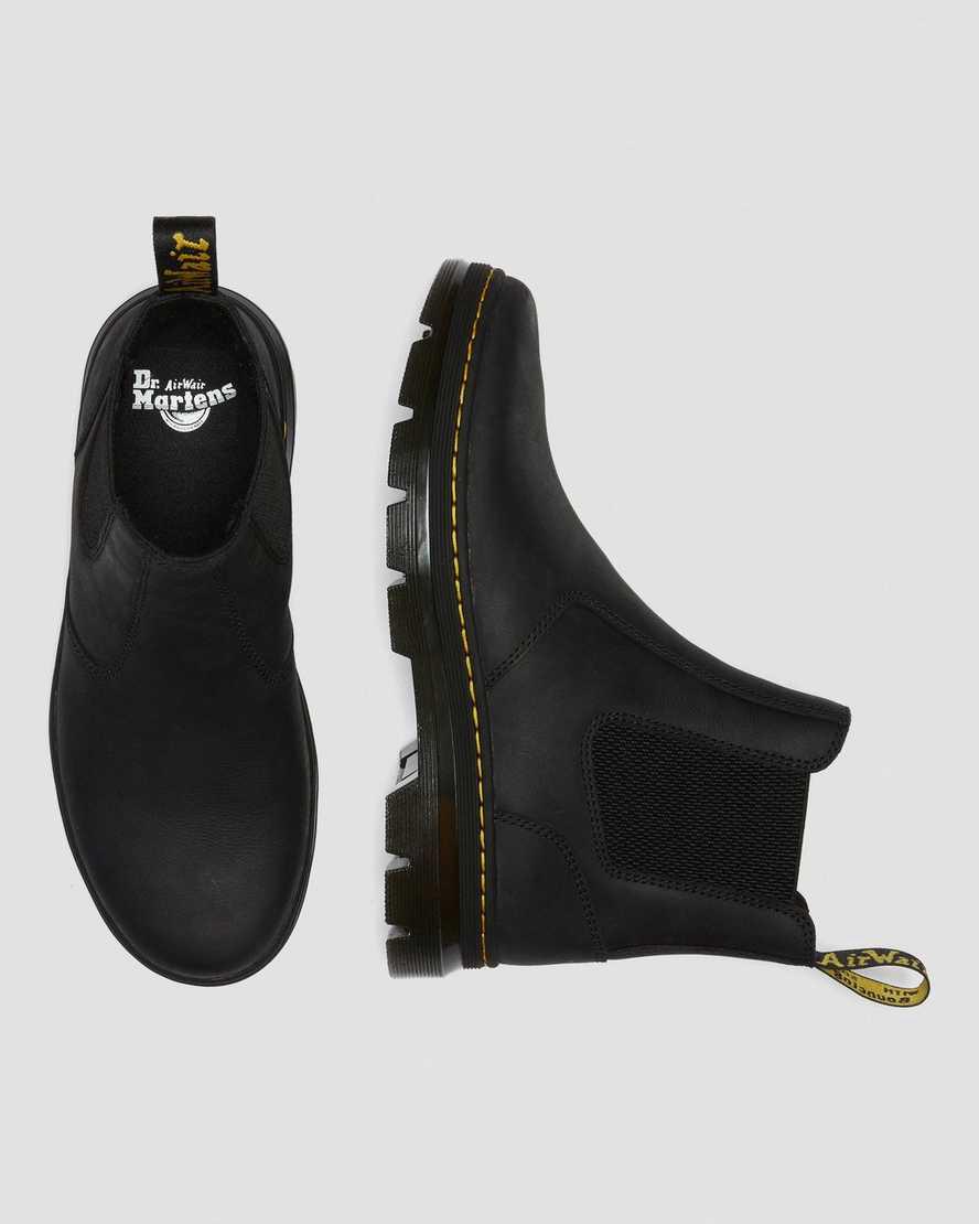 Dr Martens Embury Leather Chelsea Naisten Nilkkurit Mustat  Suomi |  6247WJMTO