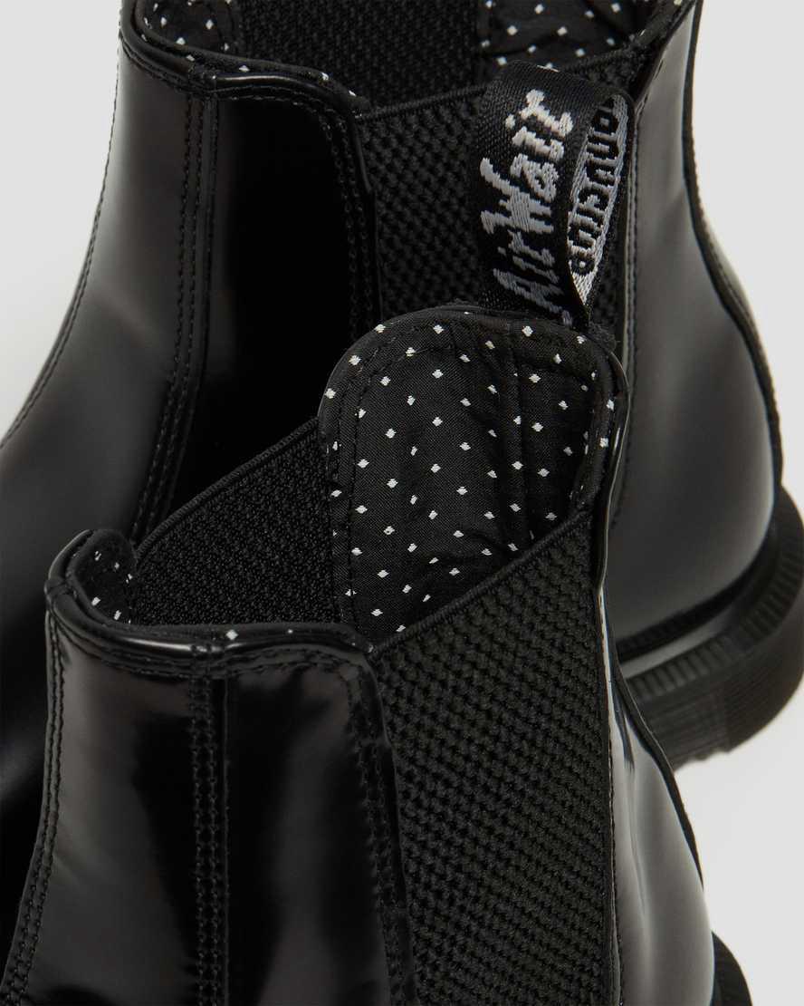 Dr Martens Flora Smooth Leather Chelsea Naisten Nilkkurit Mustat  Suomi |  3657IGSXP