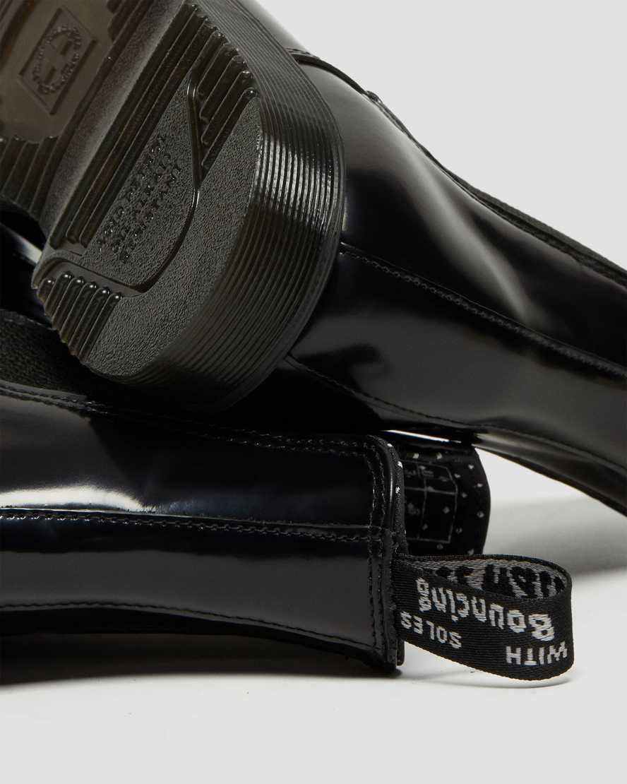 Dr Martens Flora Smooth Leather Chelsea Naisten Nilkkurit Mustat  Suomi |  3657IGSXP