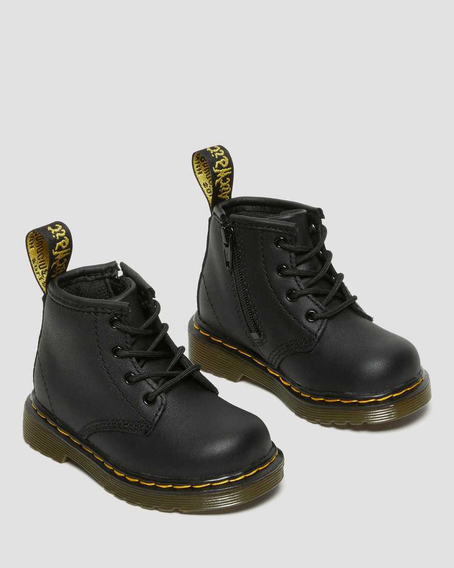 Dr Martens Infant 1460 Softy T Leather Lasten Nauhasaappaat Mustat  Suomi |  8190FPUGC