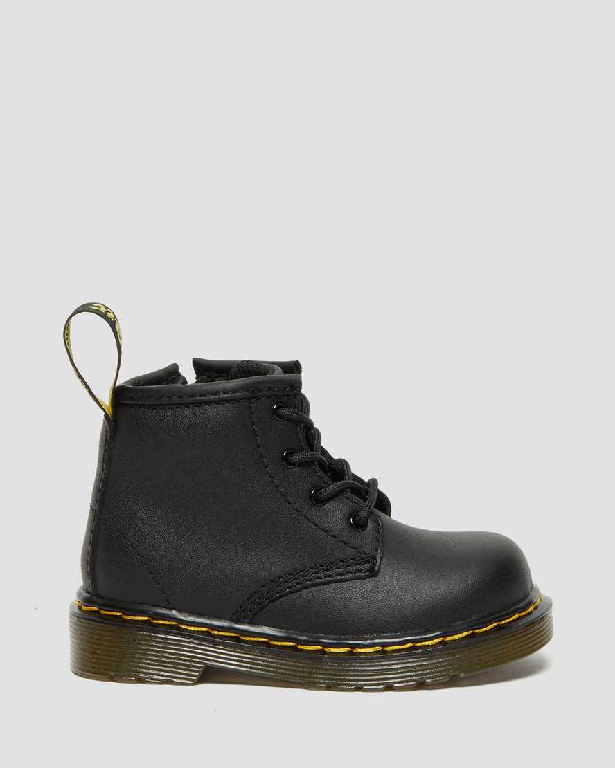 Dr Martens Infant 1460 Softy T Leather Lasten Nauhasaappaat Mustat  Suomi |  8190FPUGC