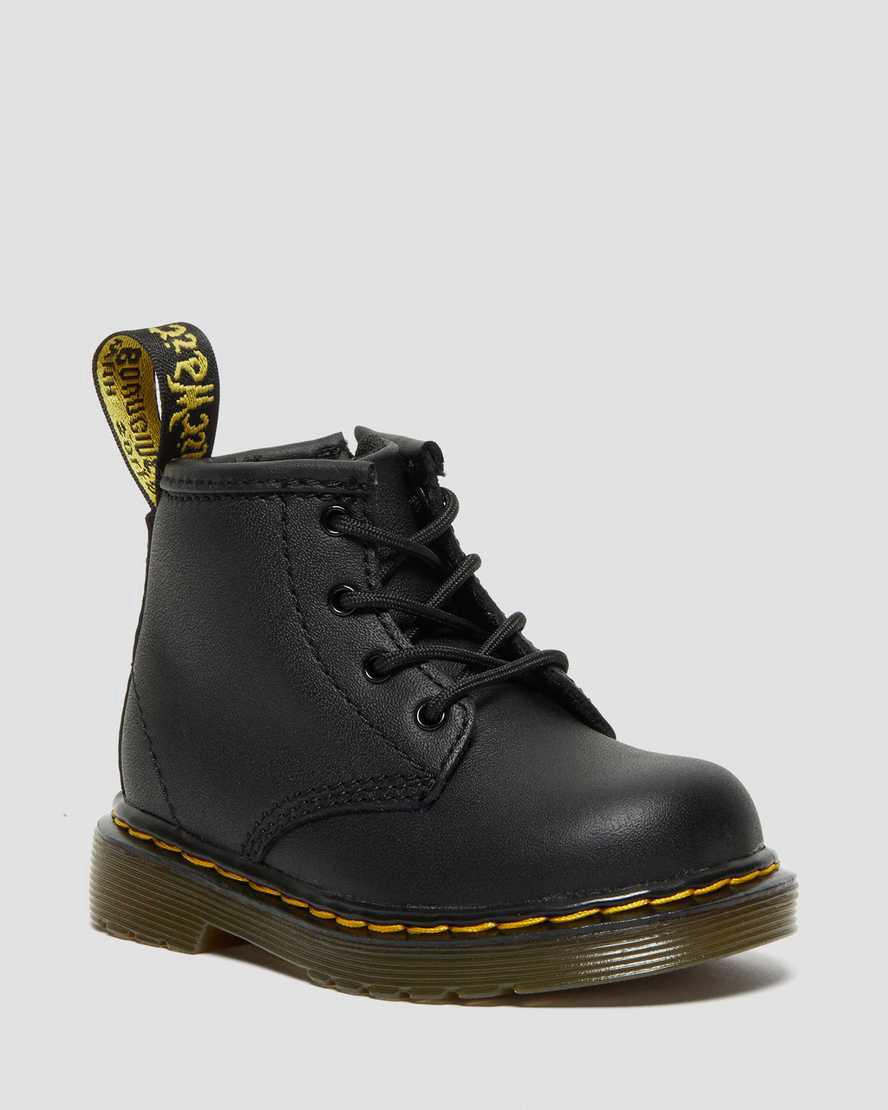 Dr Martens Infant 1460 Softy T Leather Lasten Nauhasaappaat Mustat  Suomi |  8190FPUGC