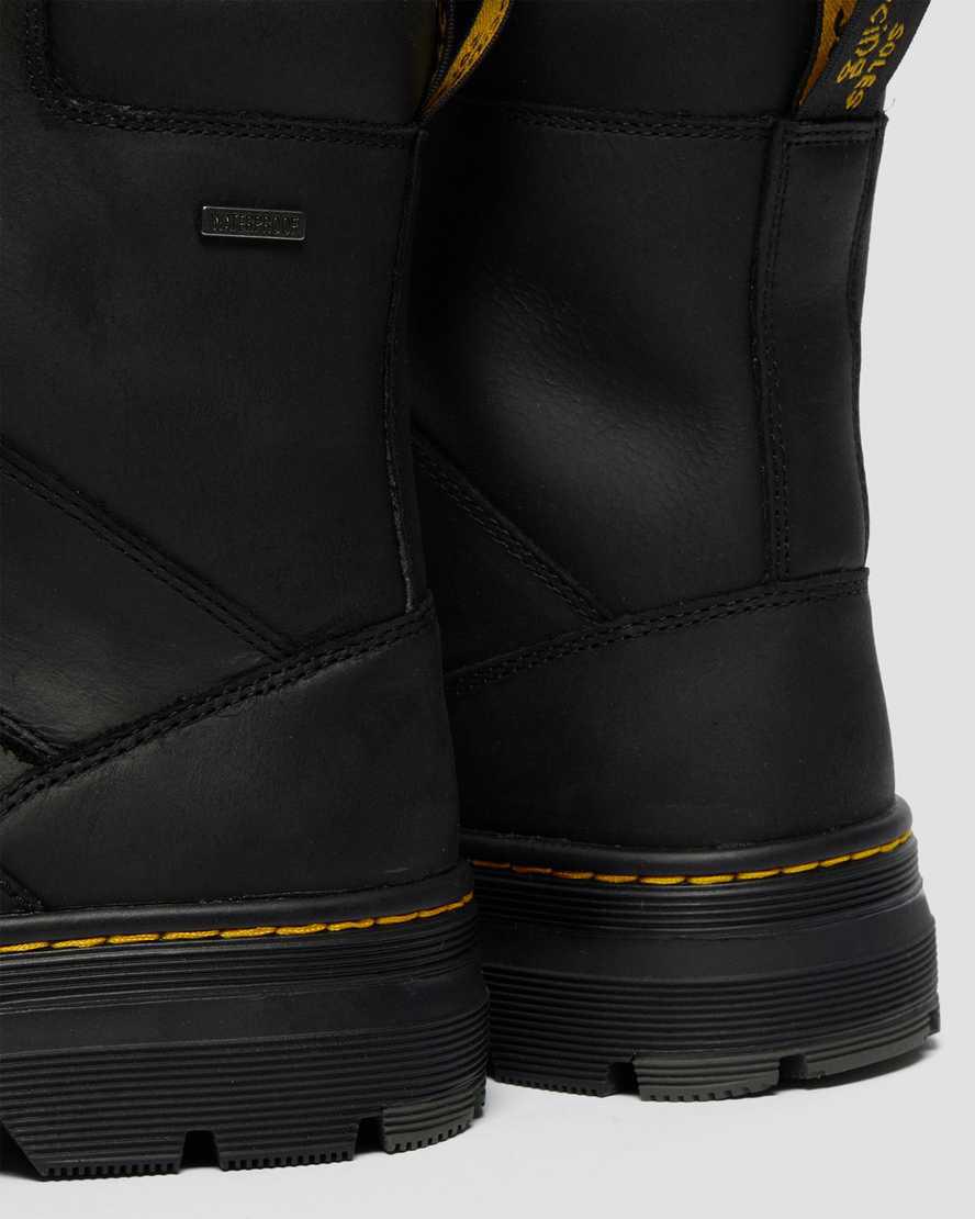 Dr Martens Iowa Waterproof Poly Casual Miesten Talvisaappaat Mustat  Suomi |  8574QDPIA