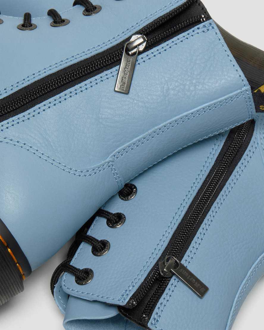 Dr Martens Jadon Boot III Pisa Leather Naisten Platform Saappaat Sininen  Suomi |  3745JNHZA