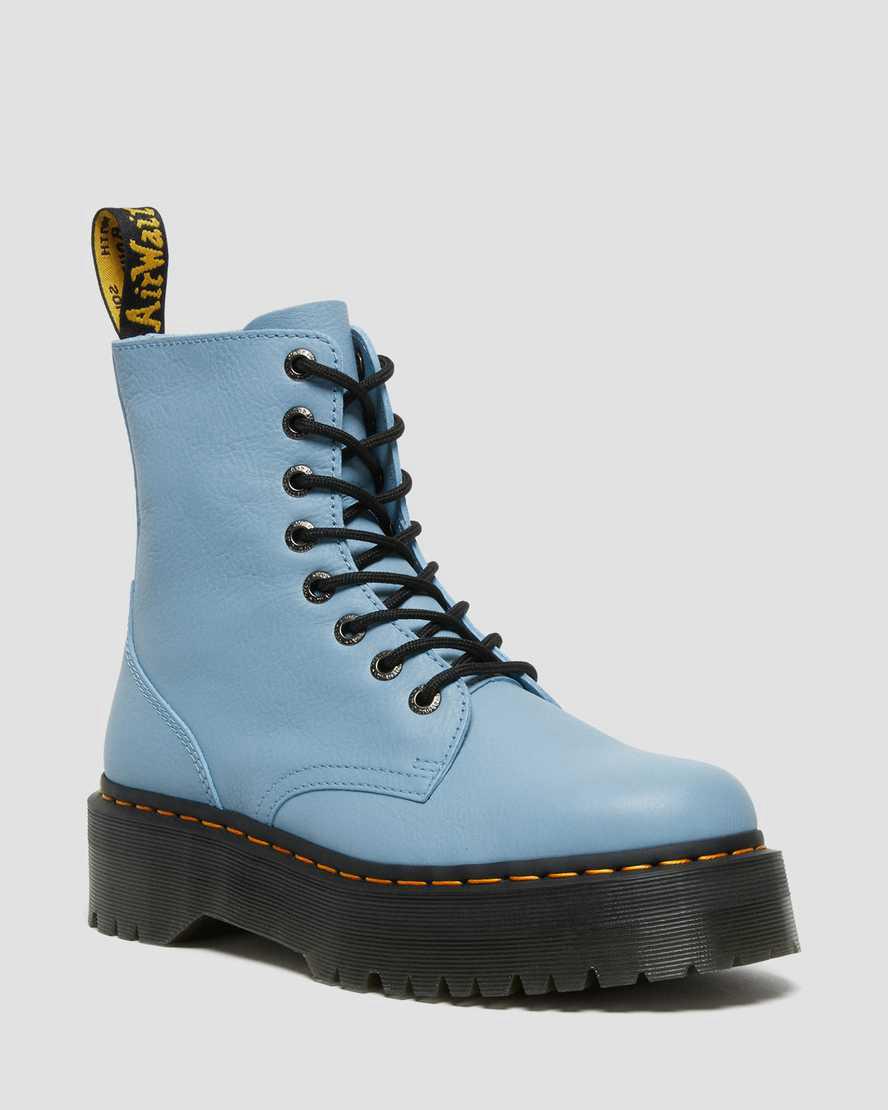 Dr Martens Jadon Boot III Pisa Leather Naisten Platform Saappaat Sininen  Suomi |  3745JNHZA
