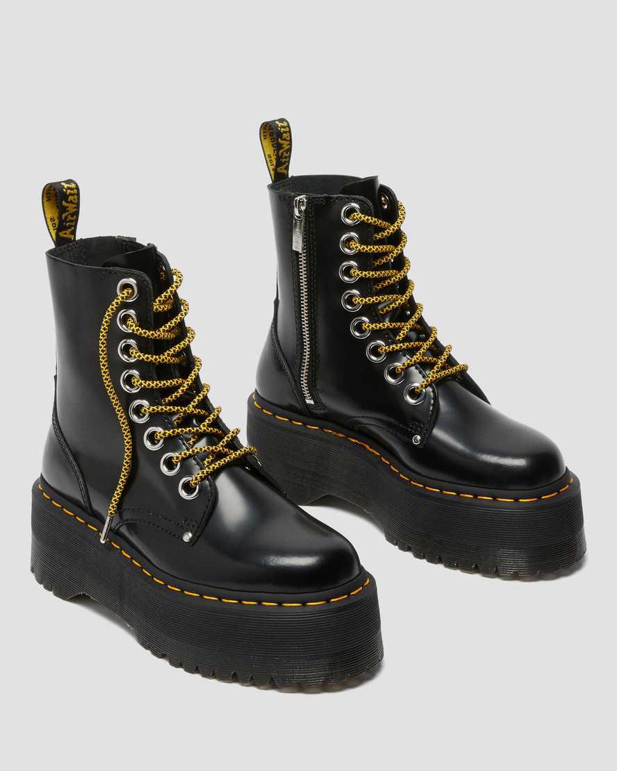 Dr Martens Jadon Max Boot Platforms Naisten Nilkkurit Mustat  Suomi |  8352LFHKJ