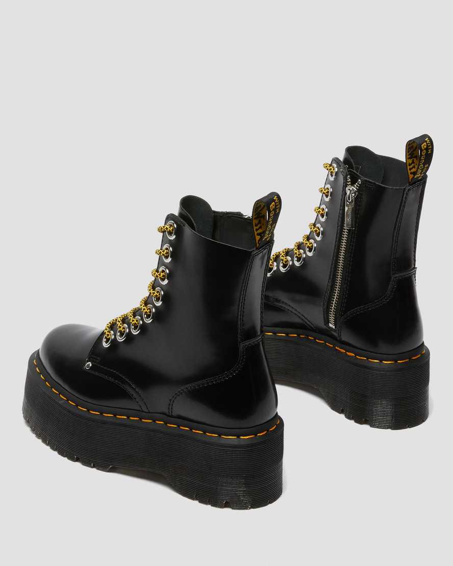 Dr Martens Jadon Max Boot Platforms Naisten Nilkkurit Mustat  Suomi |  8352LFHKJ