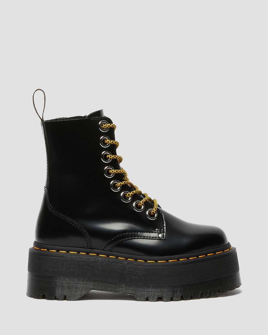 Dr Martens Jadon Max Boot Platforms Naisten Nilkkurit Mustat  Suomi |  8352LFHKJ