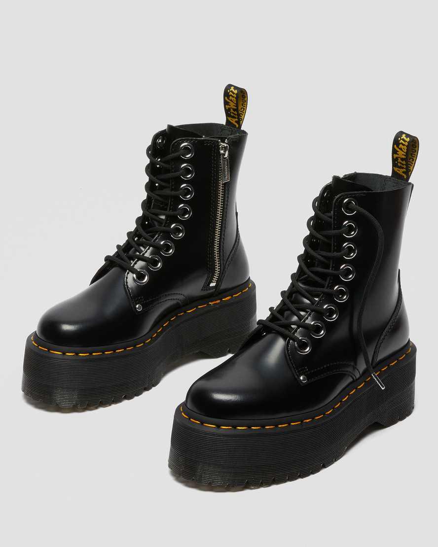 Dr Martens Jadon Max Boot Platforms Naisten Nilkkurit Mustat  Suomi |  8352LFHKJ