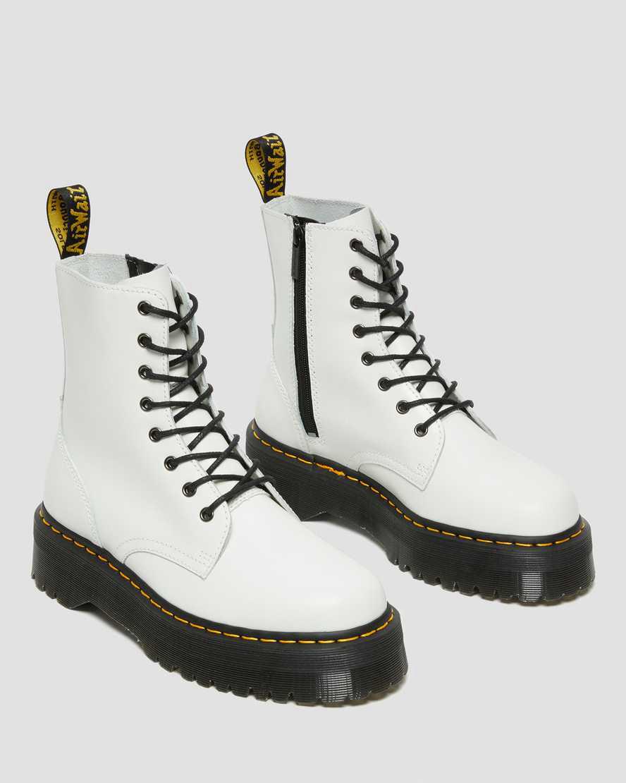 Dr Martens Jadon  Suomi |  Platform Official Naisten Nilkkurit Valkoinen  Suomi |  8145ALGUE