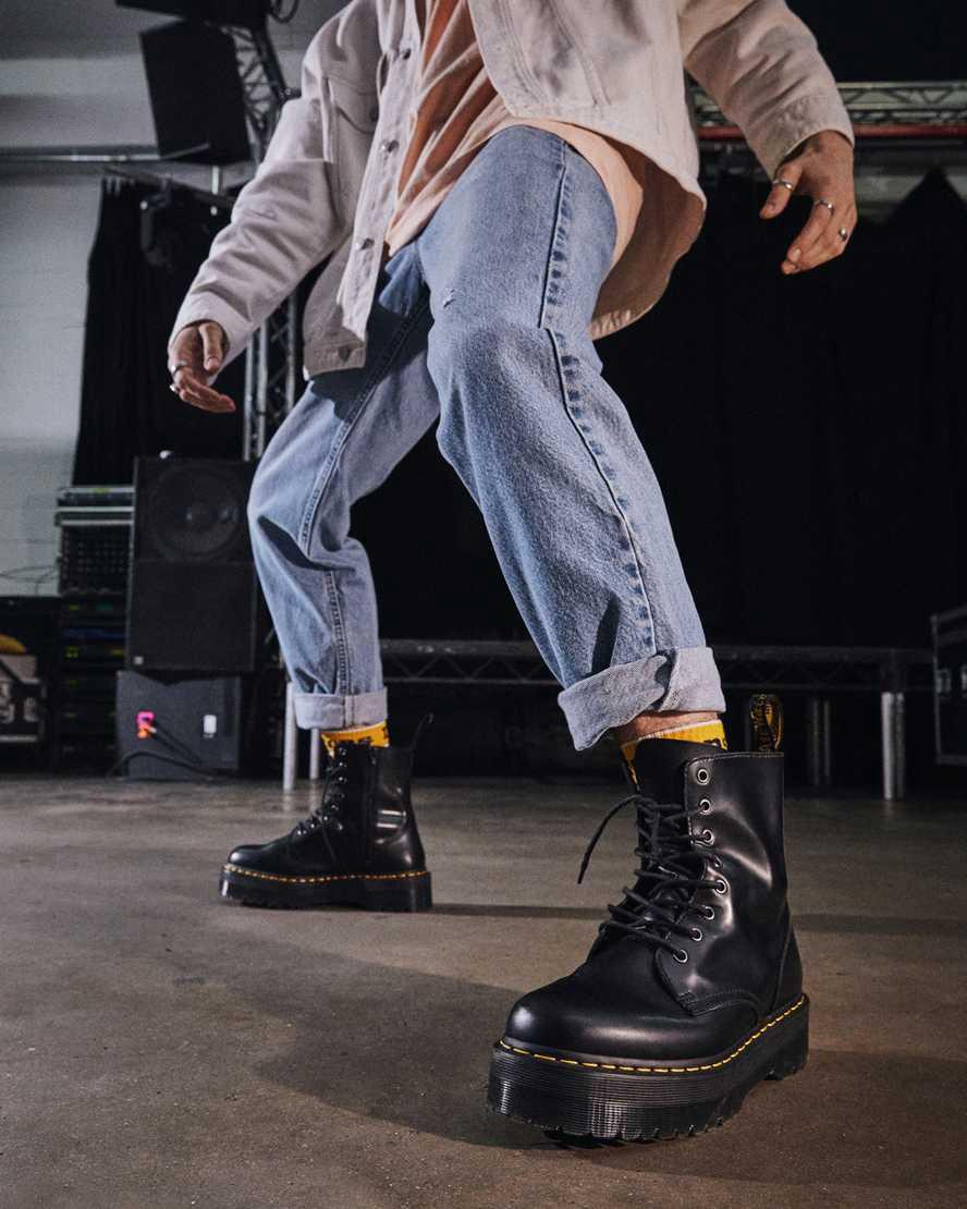 Dr Martens Jadon  Suomi |  Platform Official Naisten Nilkkurit Mustat  Suomi |  9204WZBQG