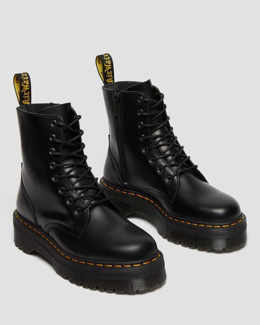 Dr Martens Jadon  Suomi |  Platform Official Naisten Nilkkurit Mustat  Suomi |  9204WZBQG