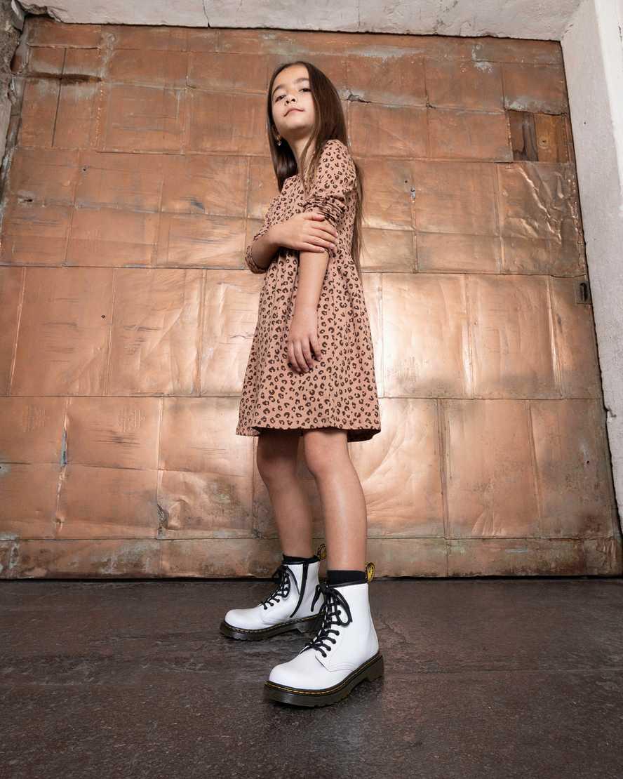Dr Martens Junior 1460 Leather Lasten Nauhasaappaat Valkoinen  Suomi |  4087UZNGD