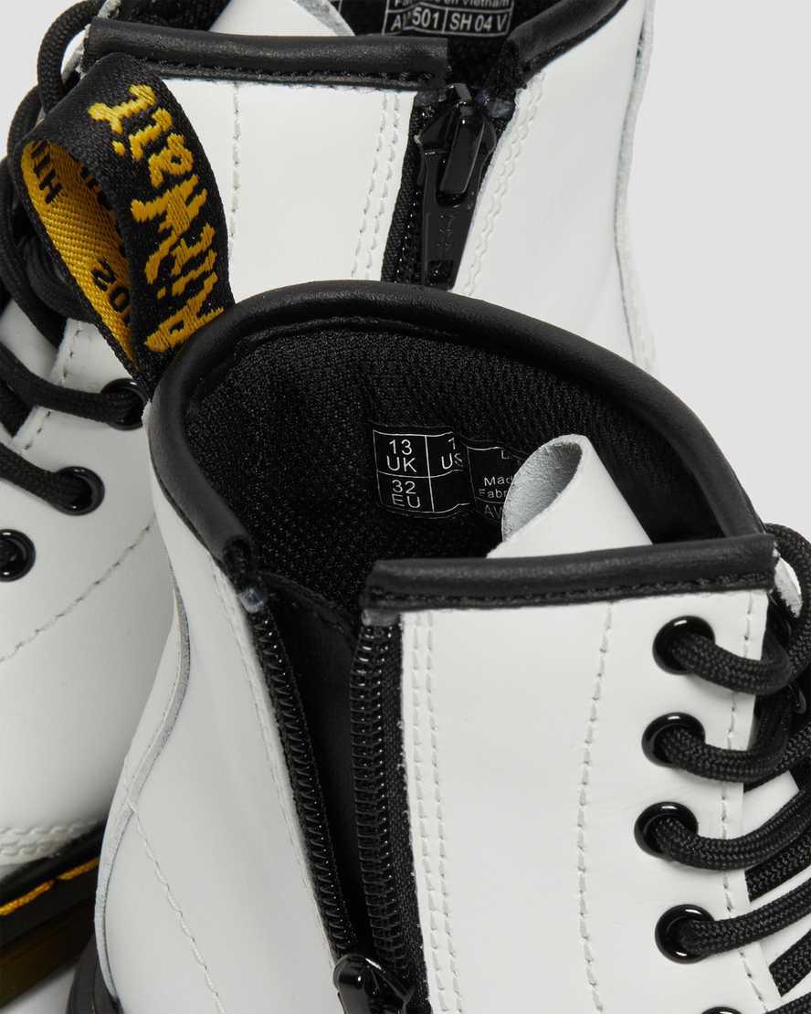 Dr Martens Junior 1460 Leather Lasten Nauhasaappaat Valkoinen  Suomi |  4087UZNGD