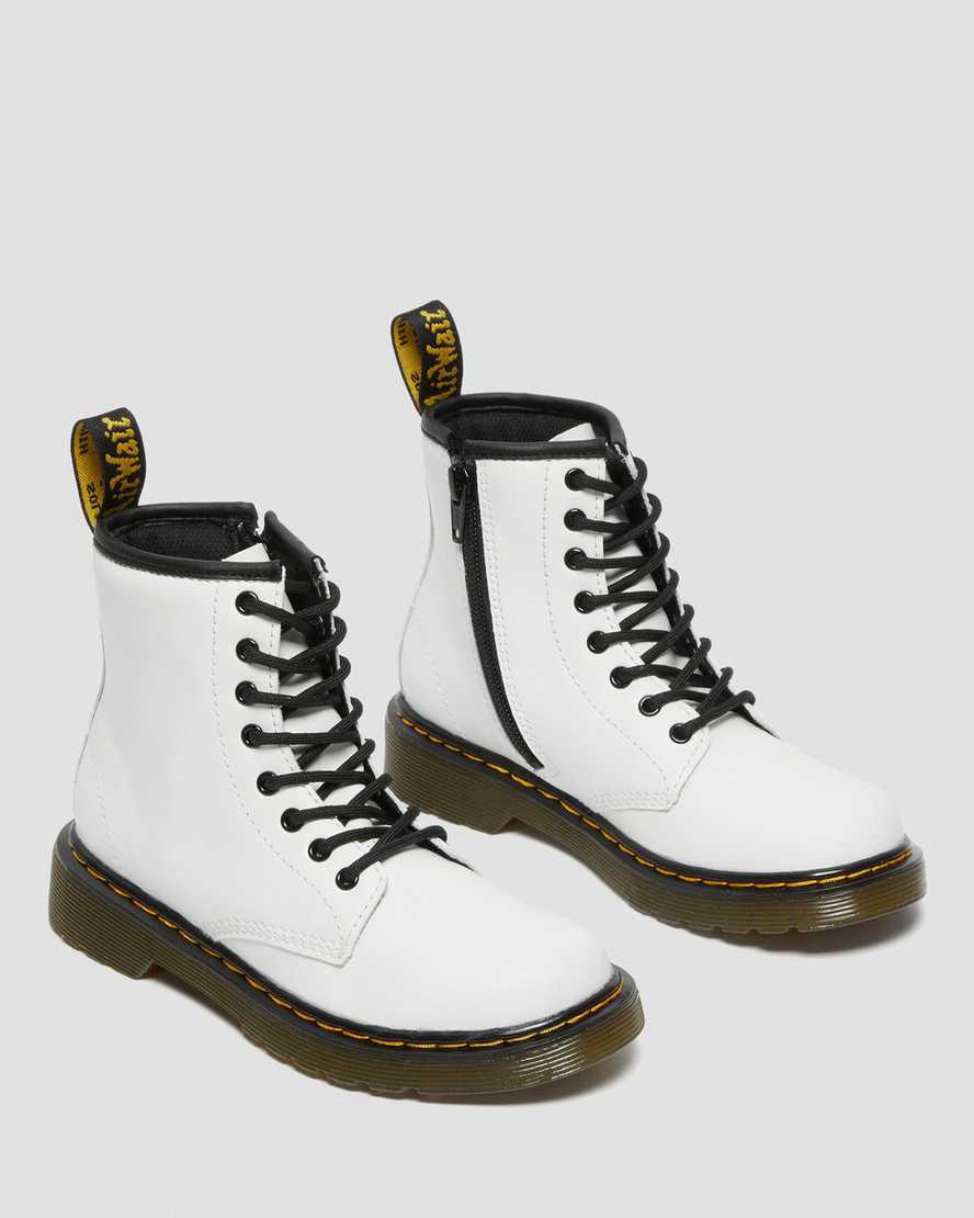 Dr Martens Junior 1460 Leather Lasten Nauhasaappaat Valkoinen  Suomi |  4087UZNGD