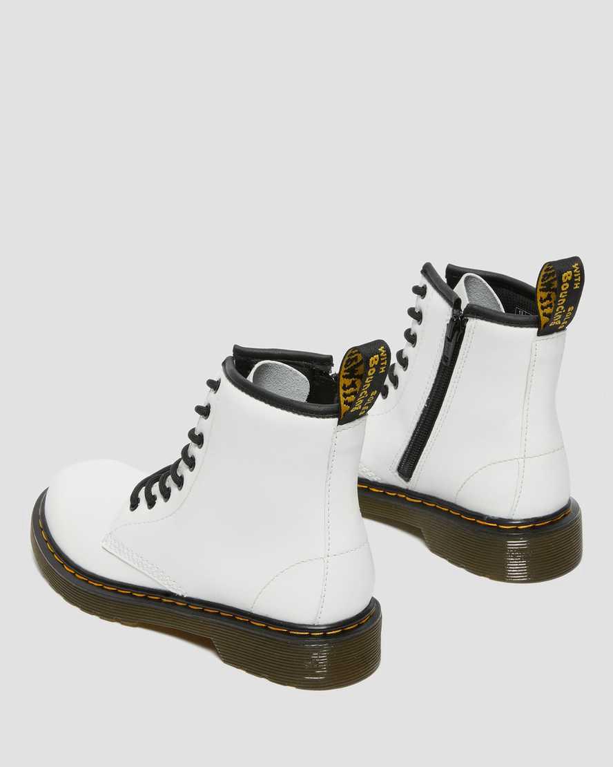 Dr Martens Junior 1460 Leather Lasten Nauhasaappaat Valkoinen  Suomi |  4087UZNGD