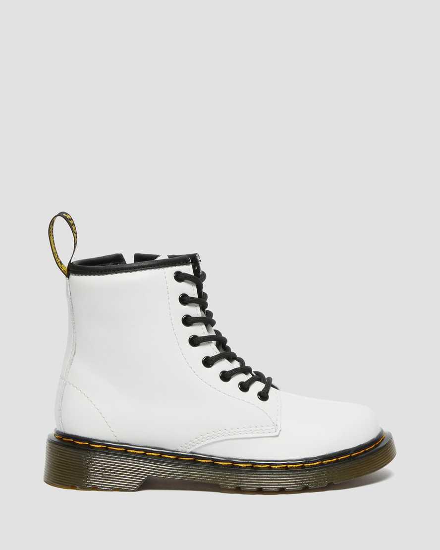 Dr Martens Junior 1460 Leather Lasten Nauhasaappaat Valkoinen  Suomi |  4087UZNGD