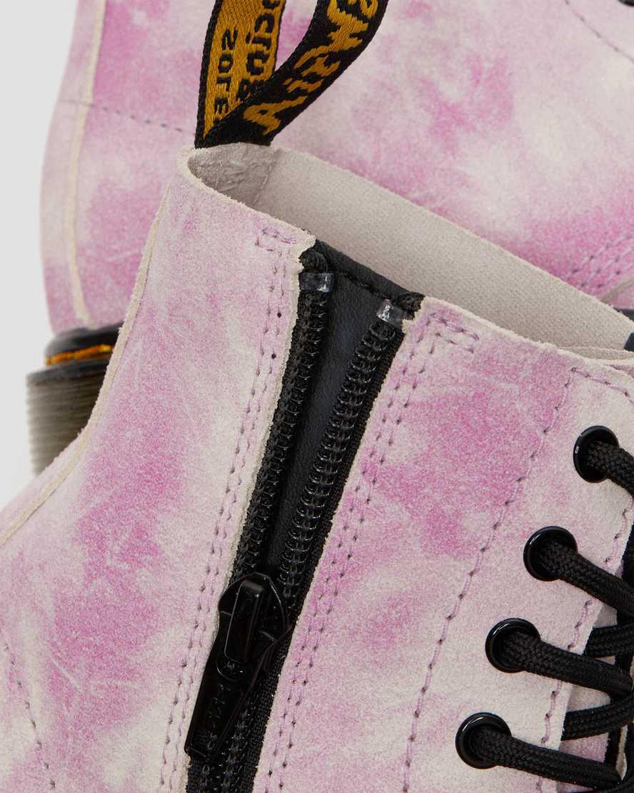 Dr Martens Junior 1460 Pascal Tie Dye Lasten Nauhasaappaat Pinkki  Suomi |  2874ENRGX