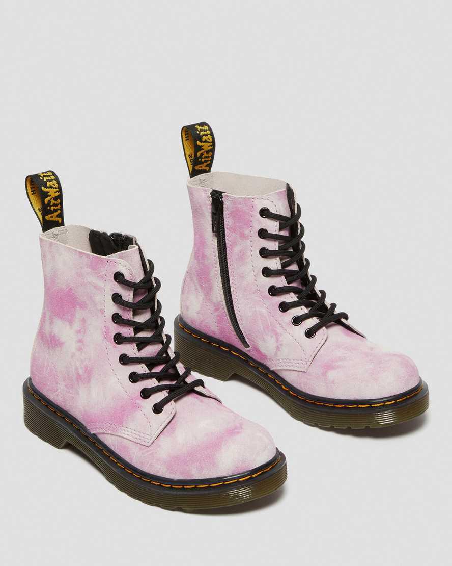 Dr Martens Junior 1460 Pascal Tie Dye Lasten Nauhasaappaat Pinkki  Suomi |  2874ENRGX