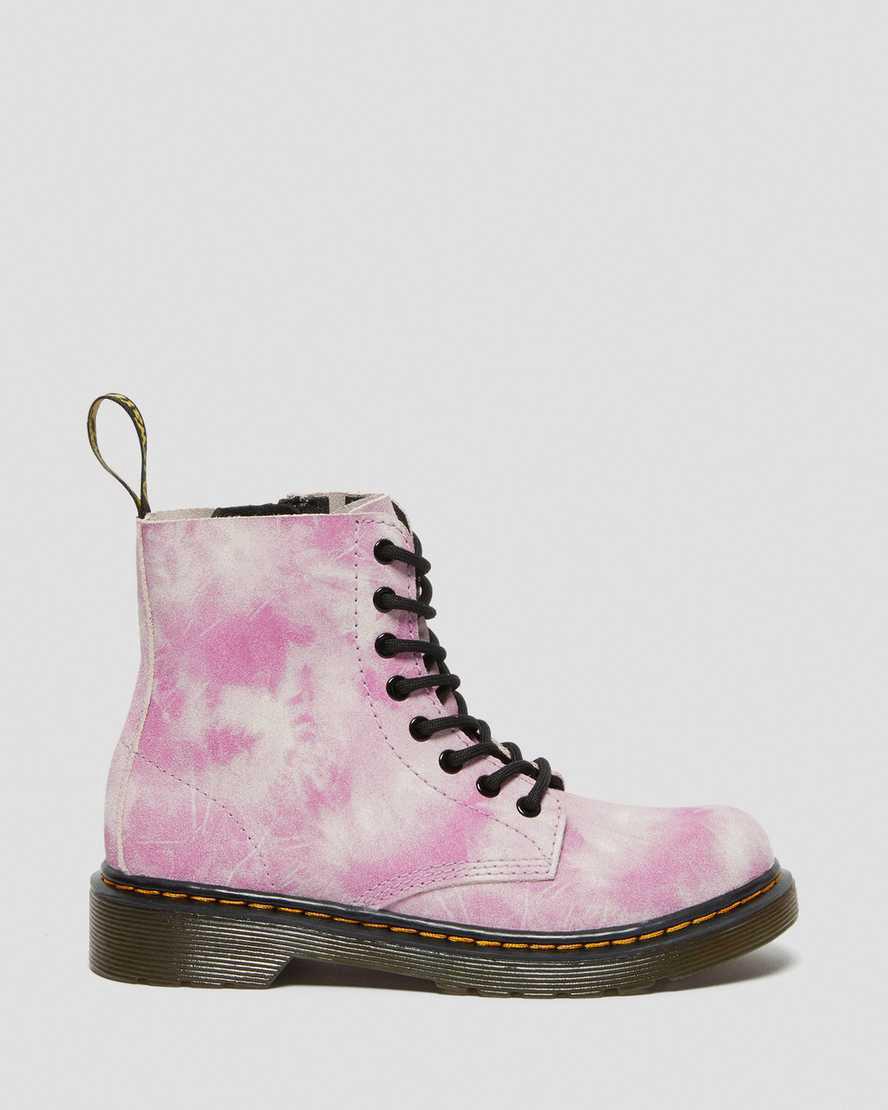 Dr Martens Junior 1460 Pascal Tie Dye Lasten Nauhasaappaat Pinkki  Suomi |  2874ENRGX