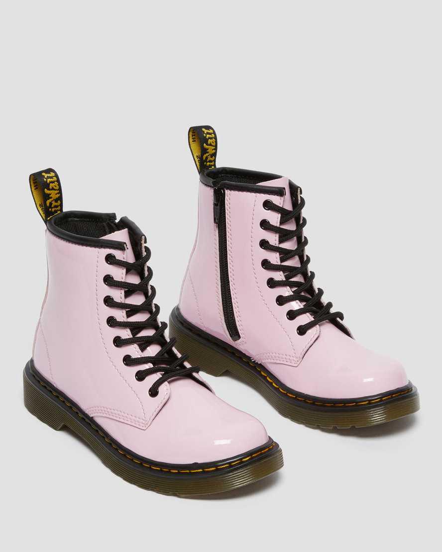 Dr Martens Junior 1460 Patent Leather Lasten Nauhasaappaat Pinkki  Suomi |  2918YFZPA
