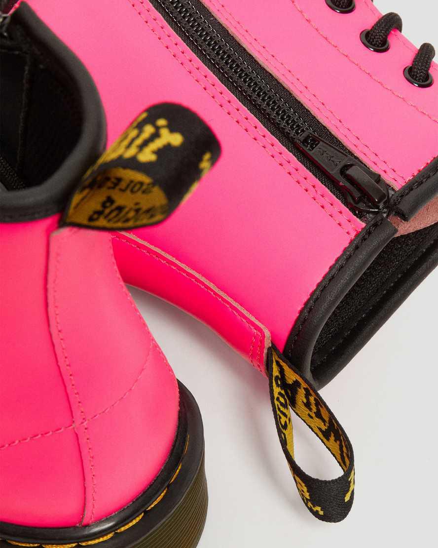 Dr Martens Junior 1460 Softy T Leather Lasten Nauhasaappaat Pinkki  Suomi |  9218WQMJE