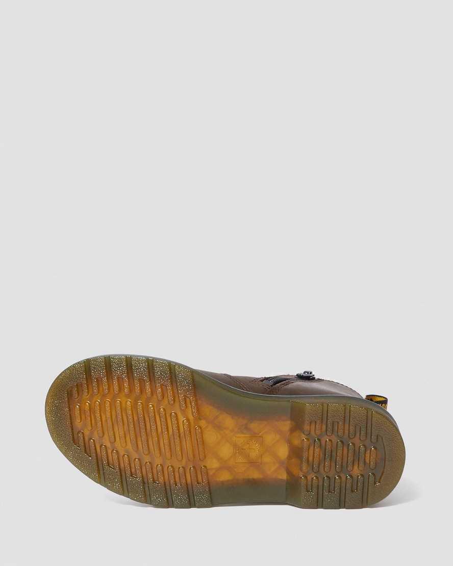 Dr Martens Junior 2976 Faux Fur Lined Lasten Chelsea Saappaat Tummanruskea  Suomi |  2075CWJDH