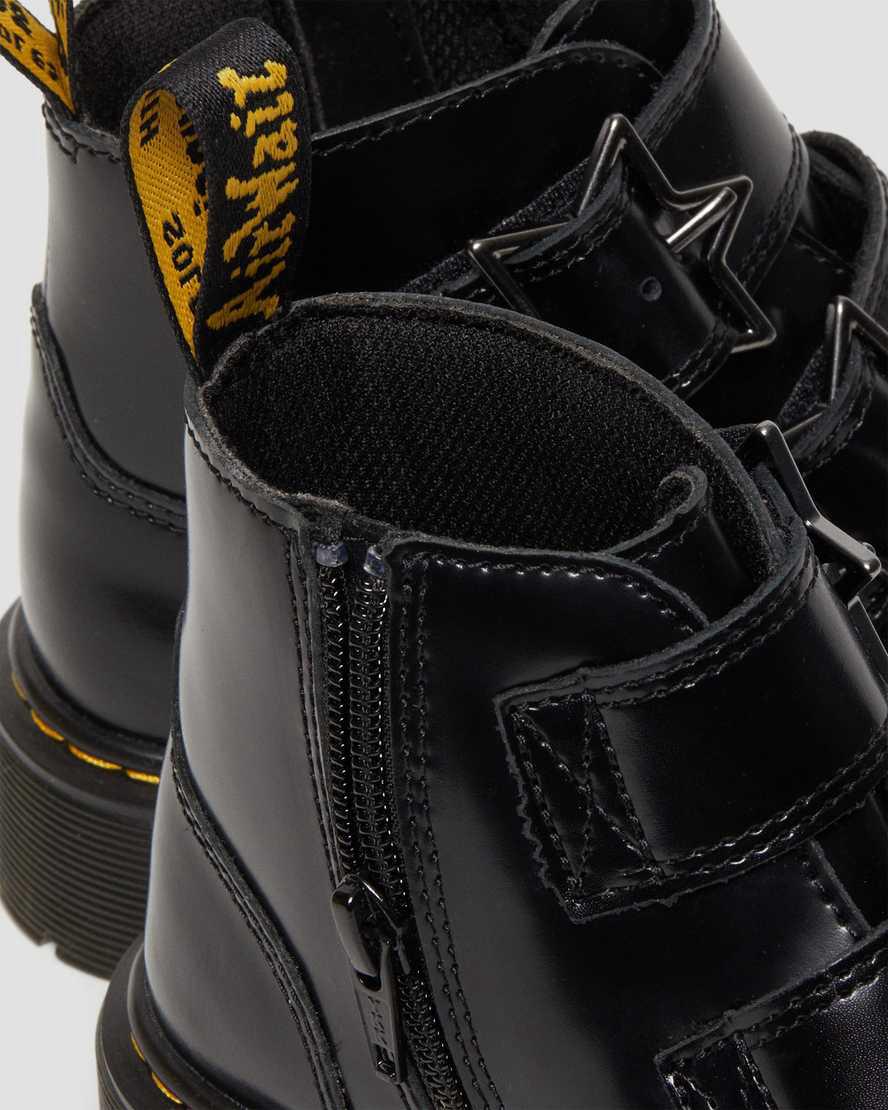 Dr Martens Junior Devon Bex Leather Lasten Nilkkurit Mustat  Suomi |  0295ZFERC