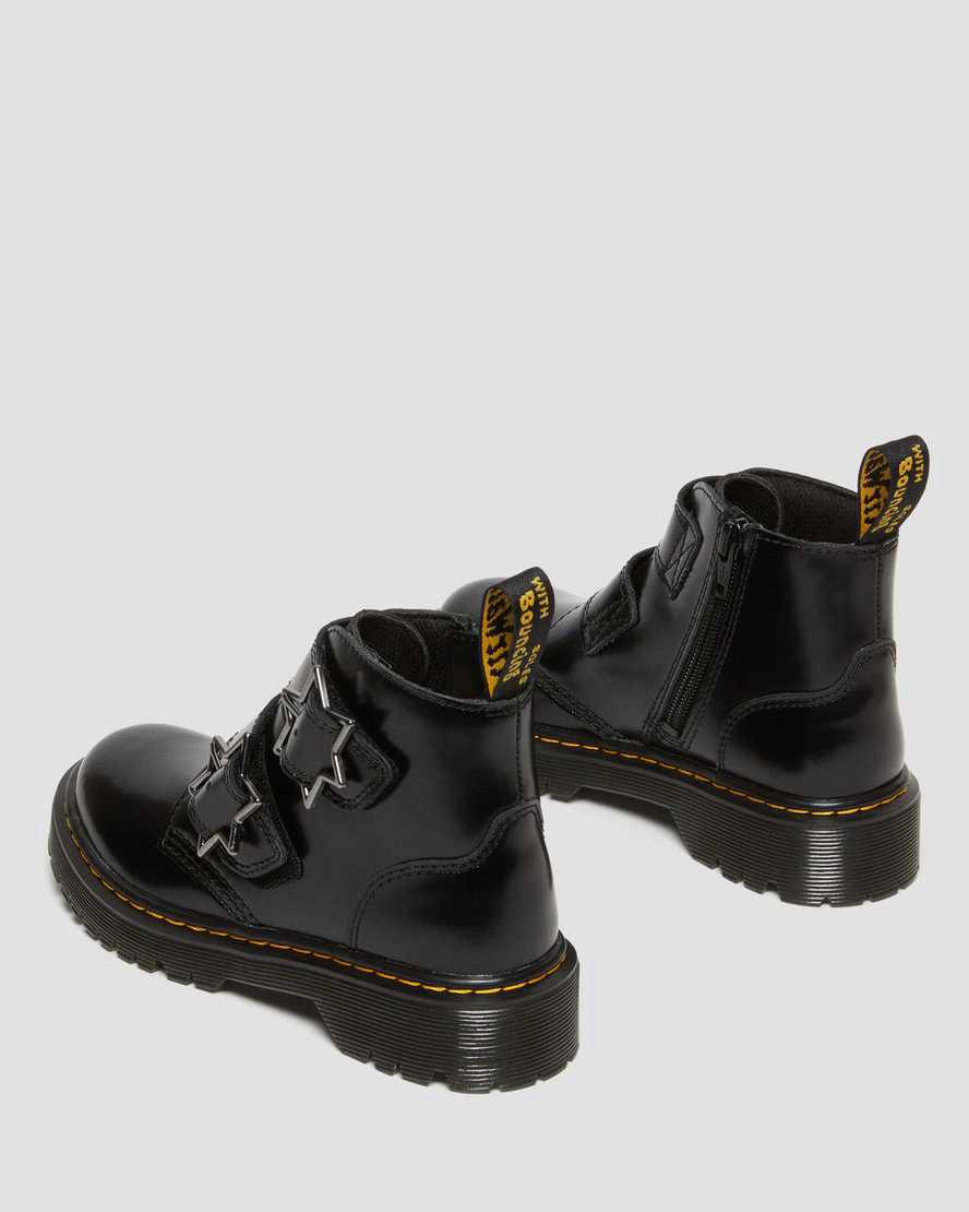 Dr Martens Junior Devon Bex Leather Lasten Nilkkurit Mustat  Suomi |  0295ZFERC
