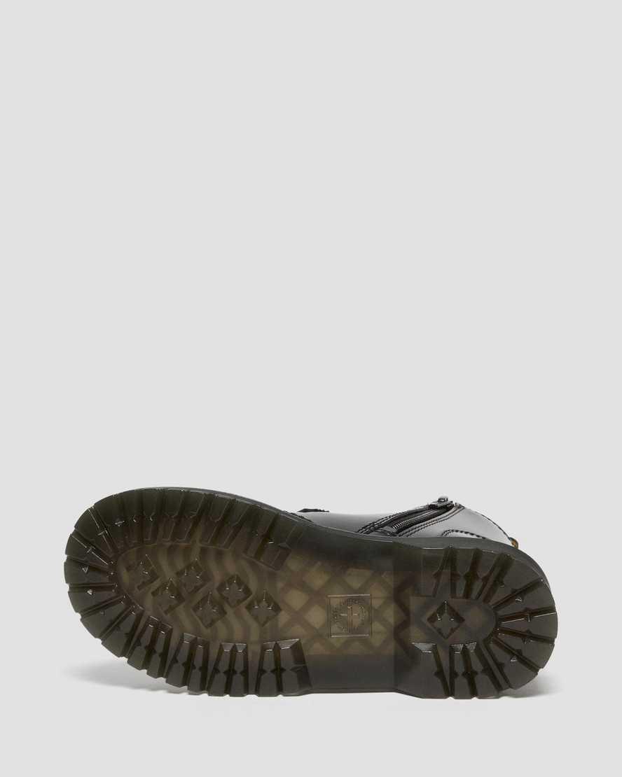Dr Martens Junior Devon Bex Leather Lasten Nilkkurit Mustat  Suomi |  0295ZFERC