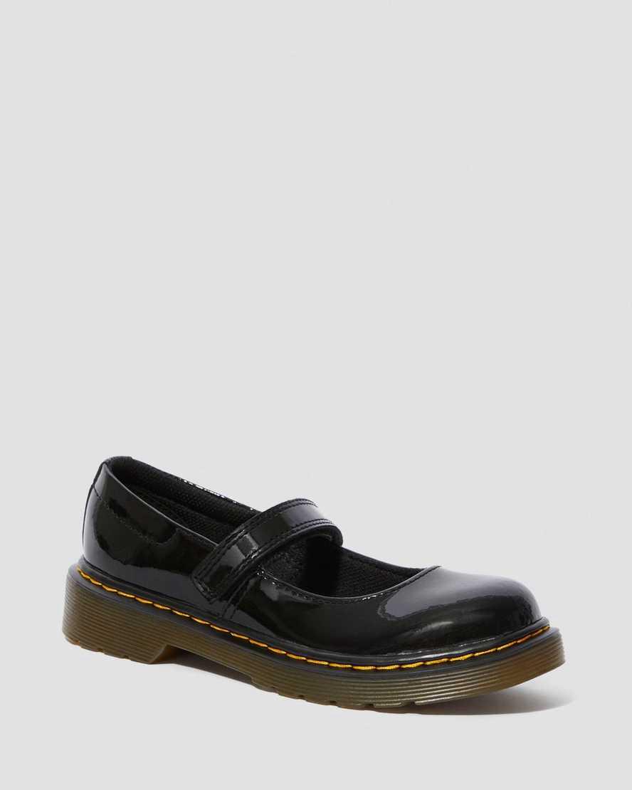 Dr Martens Junior Maccy Patent Leather Lasten Mary Jane Kengät Mustat  Suomi |  7526NDOGR
