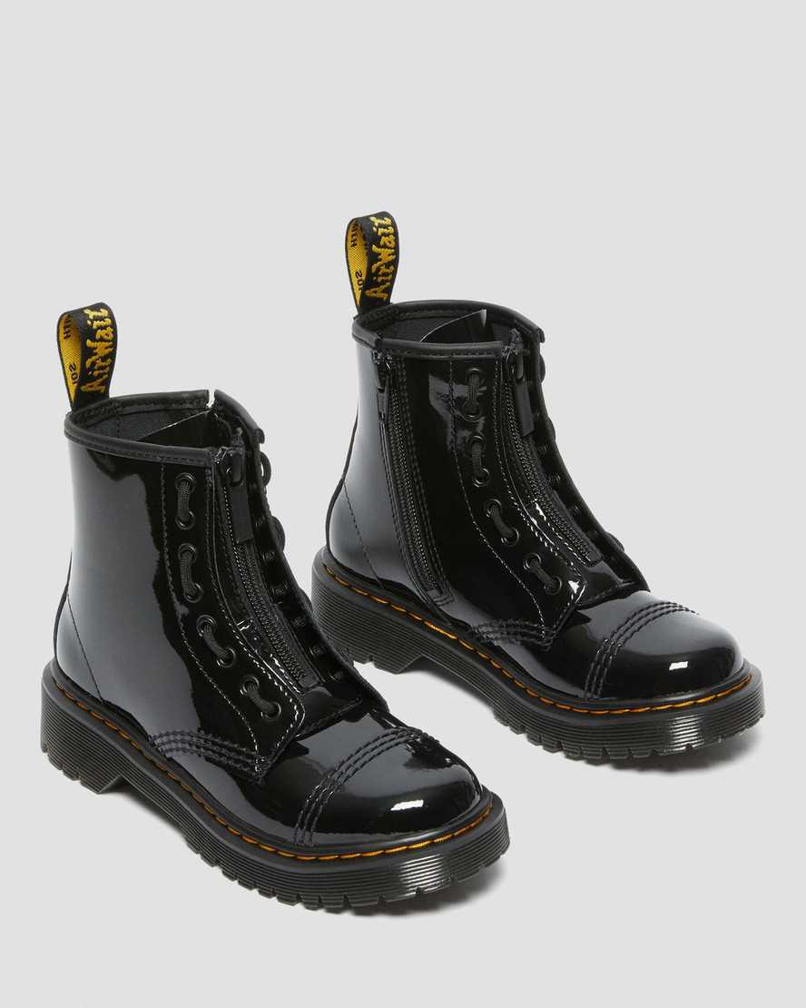 Dr Martens Junior Sinclair Bex Patent Leather Lasten Saappaat Mustat  Suomi |  3746INACS