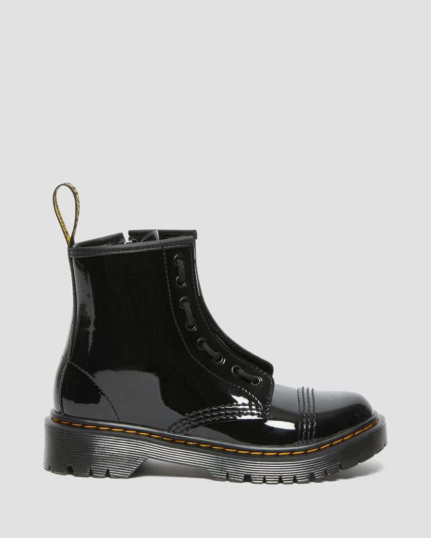 Dr Martens Junior Sinclair Bex Patent Leather Lasten Saappaat Mustat  Suomi |  3746INACS