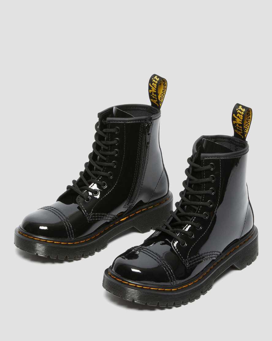 Dr Martens Junior Sinclair Bex Patent Leather Lasten Saappaat Mustat  Suomi |  3746INACS