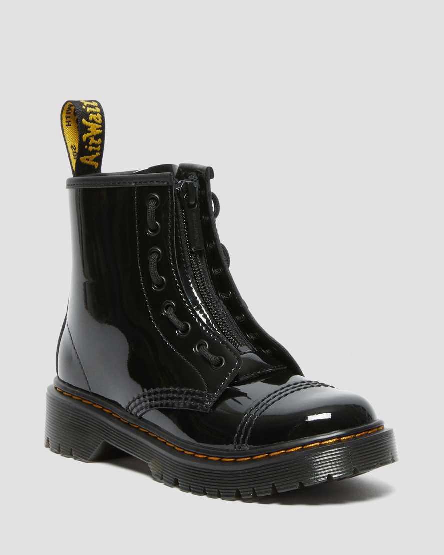 Dr Martens Junior Sinclair Bex Patent Leather Lasten Saappaat Mustat  Suomi |  3746INACS