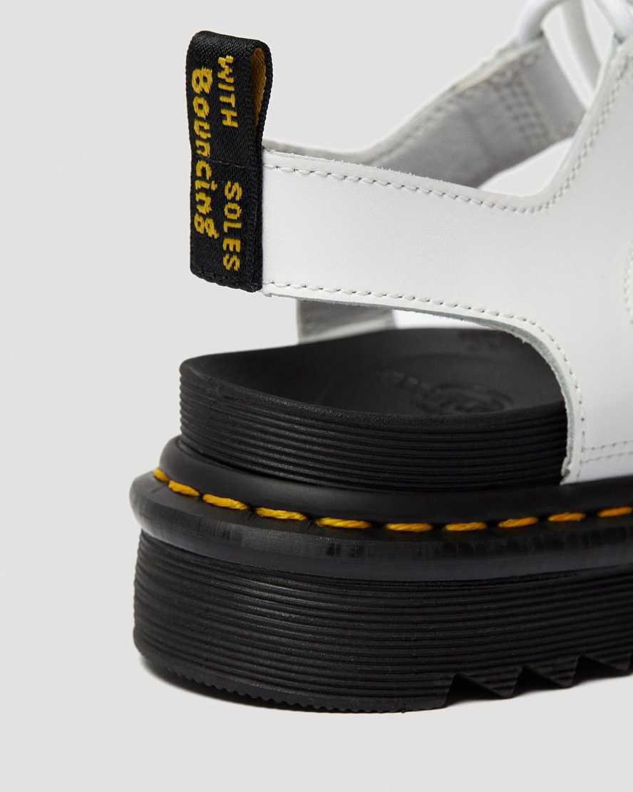 Dr Martens Nartilla Leather Gladiator Naisten Platform Sandaalit Valkoinen  Suomi |  3741DHIMF