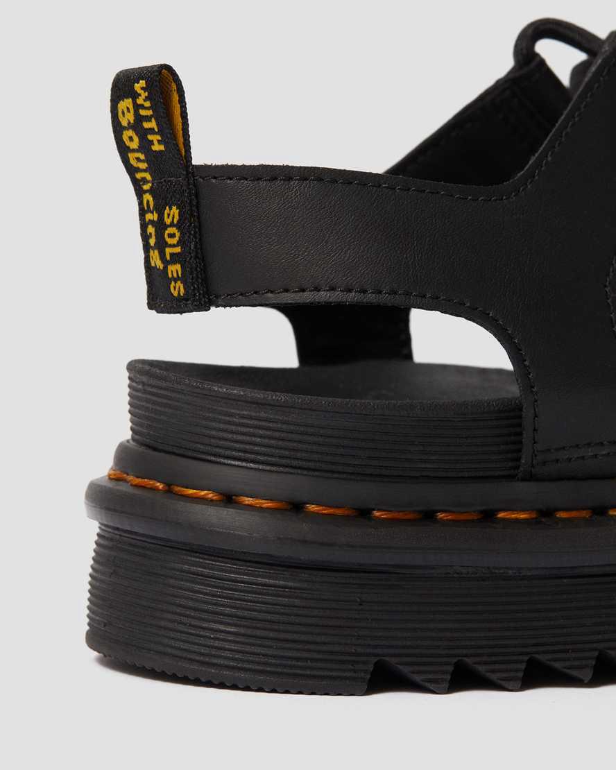 Dr Martens Nartilla Leather Gladiator Naisten Platform Sandaalit Mustat  Suomi |  8579PHEJV
