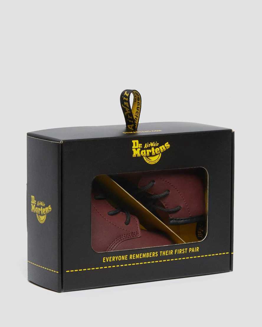Dr Martens Newborn 1460 Auburn Leather Lasten Saappaat Punainen  Suomi |  5492DJSLE