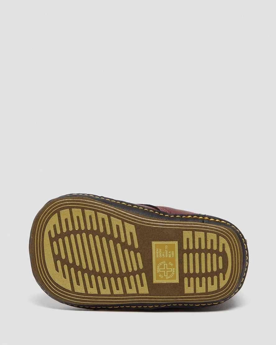 Dr Martens Newborn 1460 Auburn Leather Lasten Saappaat Punainen  Suomi |  5492DJSLE
