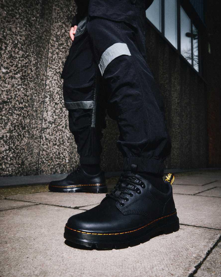 Dr Martens Reeder Wyoming Leather Utility Miesten Oxford Kengät Mustat  Suomi |  9458XUQRH