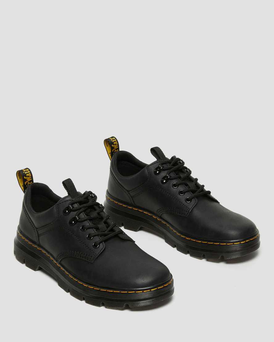 Dr Martens Reeder Wyoming Leather Utility Miesten Oxford Kengät Mustat  Suomi |  9458XUQRH