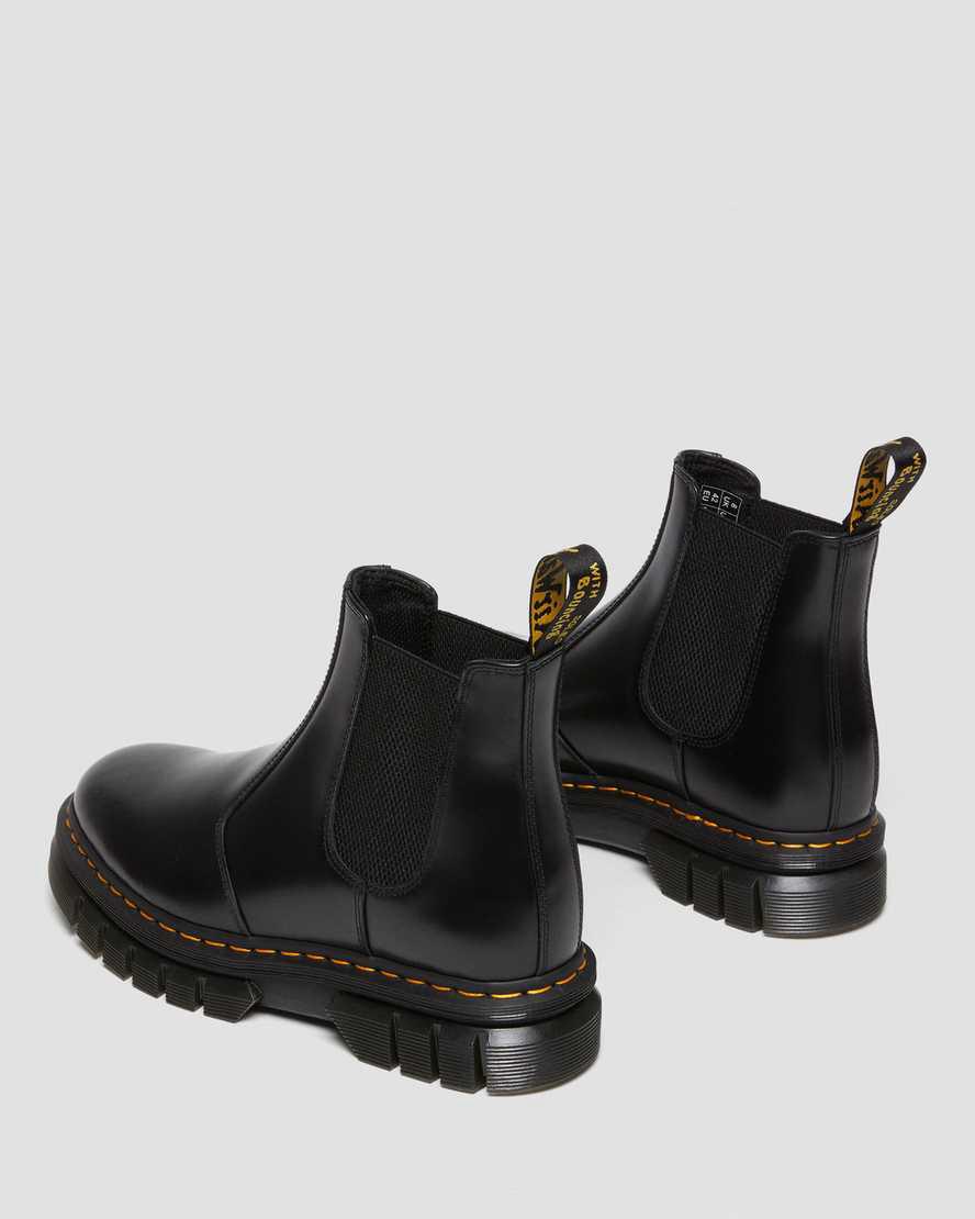 Dr Martens Rikard Polished Smooth Leather Chelsea Naisten Nilkkurit Mustat  Suomi |  8530AOLZH