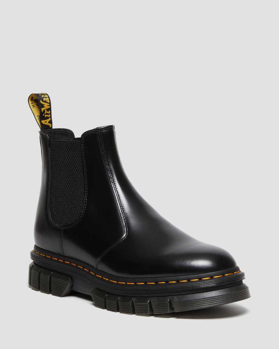 Dr Martens Rikard Polished Smooth Leather Chelsea Naisten Nilkkurit Mustat  Suomi |  8530AOLZH