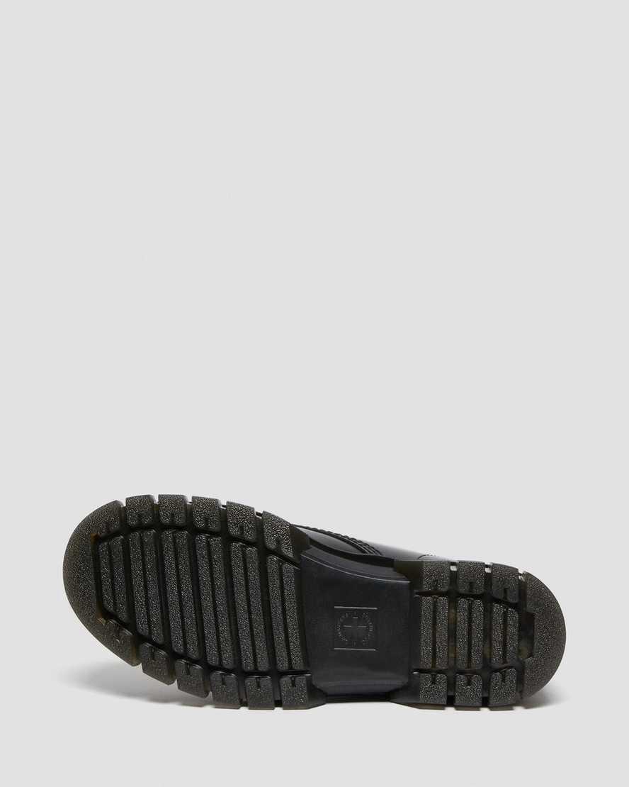 Dr Martens Rikard Smooth Leather Lace Up Naisten Platform Saappaat Mustat  Suomi |  0187XVLIG
