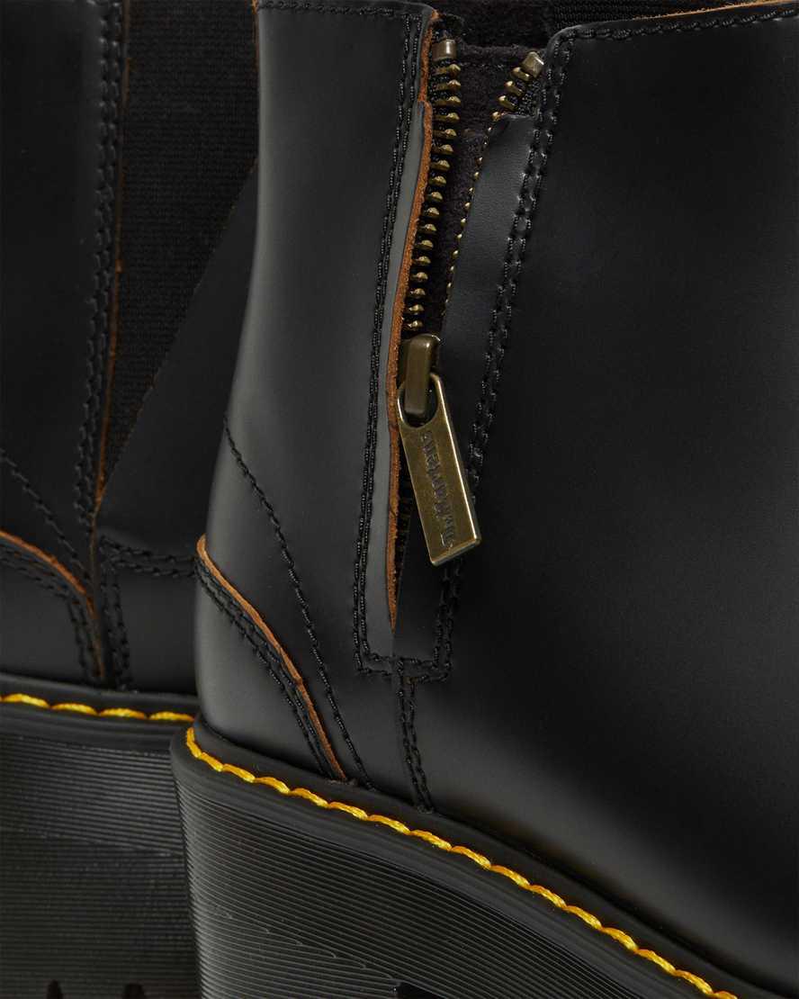 Dr Martens Rometty II Vintage Smooth Leather Chelsea Naisten Nilkkurit Mustat  Suomi |  9314JSQMB