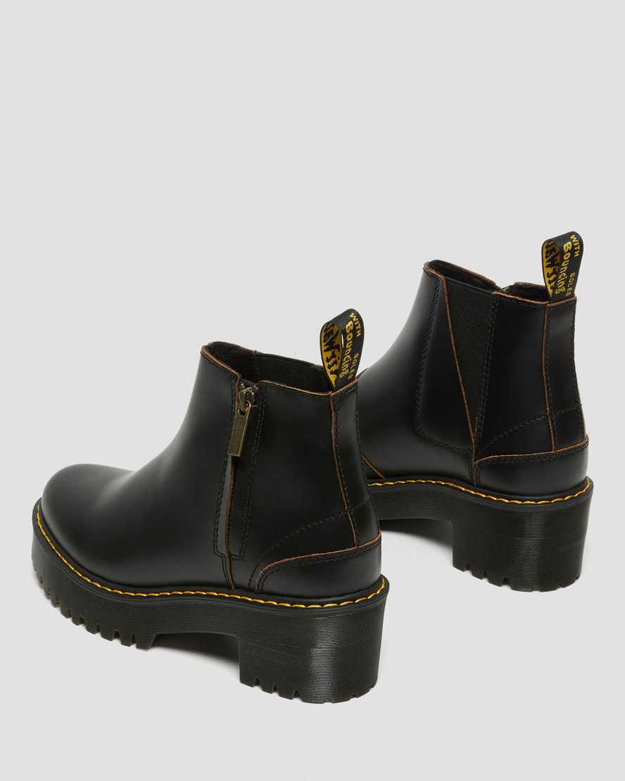 Dr Martens Rometty II Vintage Smooth Leather Chelsea Naisten Nilkkurit Mustat  Suomi |  9314JSQMB