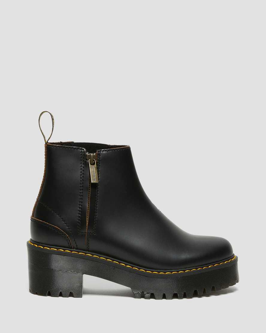 Dr Martens Rometty II Vintage Smooth Leather Chelsea Naisten Nilkkurit Mustat  Suomi |  9314JSQMB