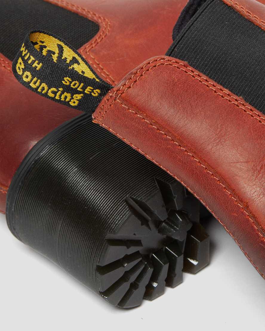 Dr Martens Rometty Wyoming Leather Platform Chelsea Naisten Korkokengät Saappaat Ruskea  Suomi |  5786LZRTM